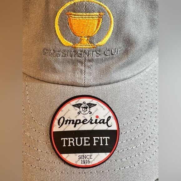 Imperial Hat Adults Unisex Gray 2024 Presidents Cup Stratus Adjustable Cap - Picture 4 of 8